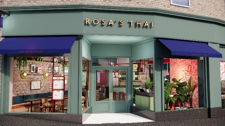 Rosa's Thai, Reading front